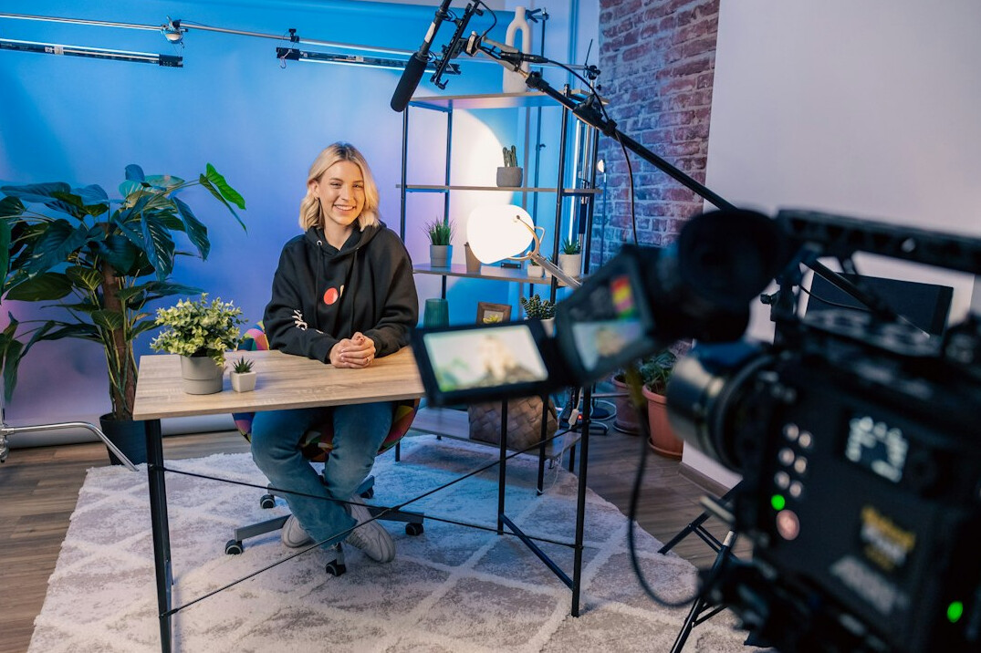 celebrity interview setup